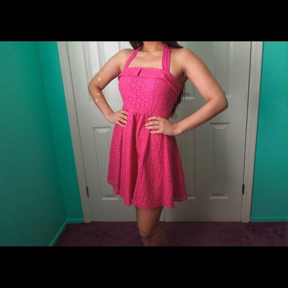 Boutique Dresses & Skirts - Pink 60's Halter Dress