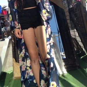 PacSun | Black Denim Shorts