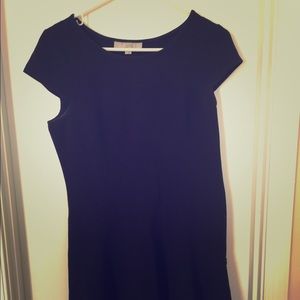 Fit and flare little black dress