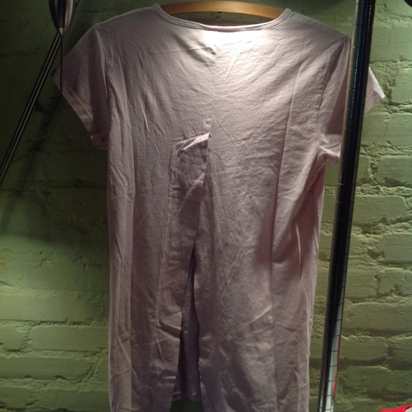 OAK open back vent tee cotton jersey - Picture 2 of 3