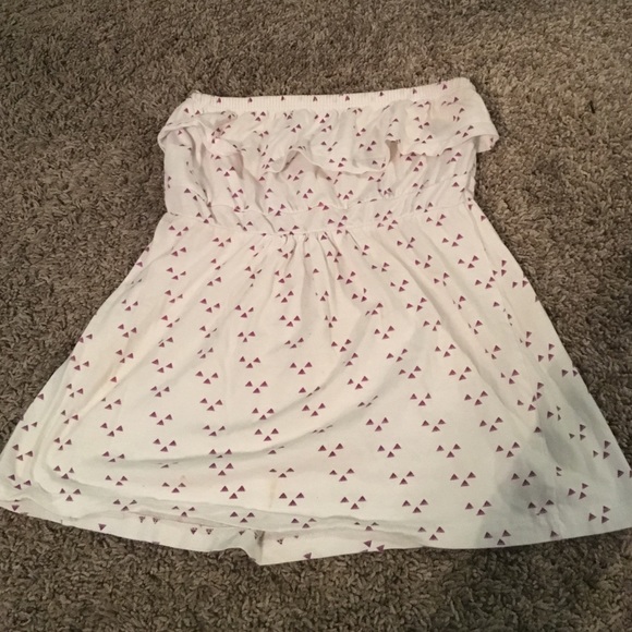 Strapless shirt