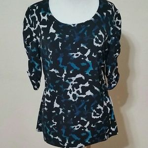 NWT Leopard print 3/4 Sleeve blouse