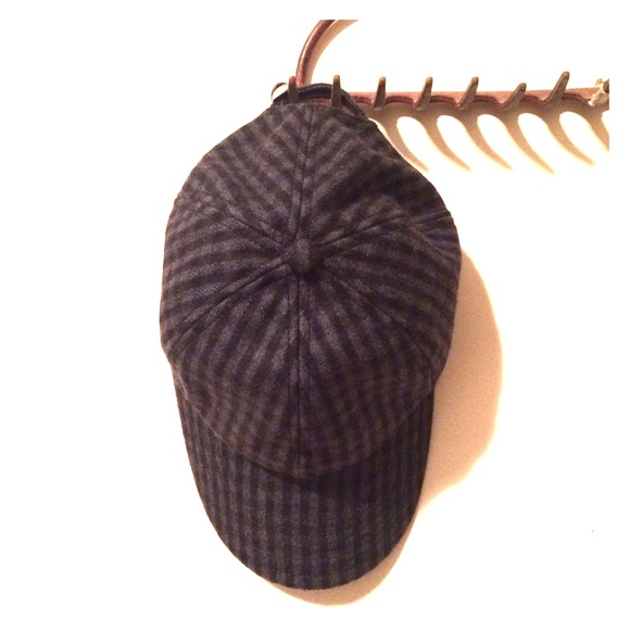 Check pattern J. Crew baseball cap