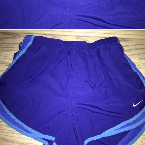 Blue Nike Dri Fit Shorts