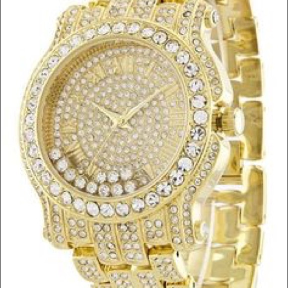 Accessories | Xanadu Gold Icy Watch | Poshmark