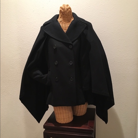 BCBG jacket with cape