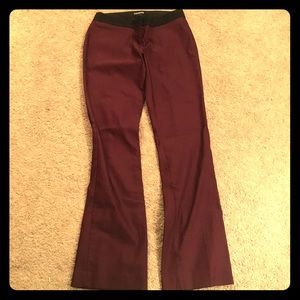 Express plum columnist pants size 6R