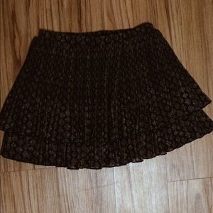 Ecoté patterned mini skirt
