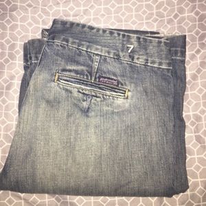 7 for All Mankind Trouser Style Jeans