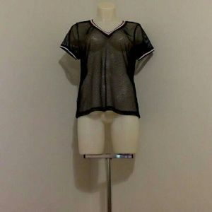 Mesh V-Neck