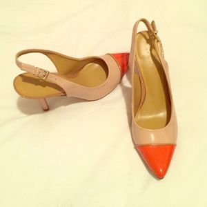 Nine West fun sling back pumps!!