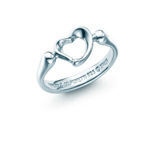 Tiffany & Co Elsa Peretti Open Heart Ring