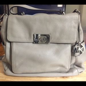 Michael Kors grey cross body bag