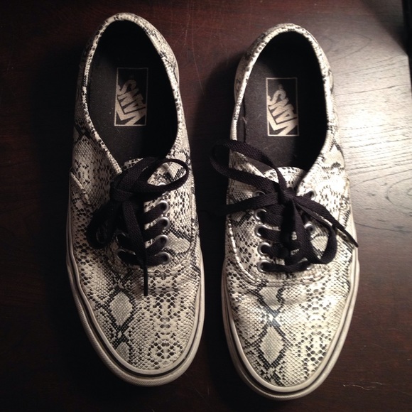 Snake skin vans