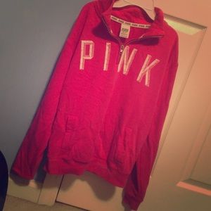 PINK Half-Zip Hoodie