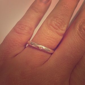 Tiffany & Co Elsa Peretti Band Ring with Diamond