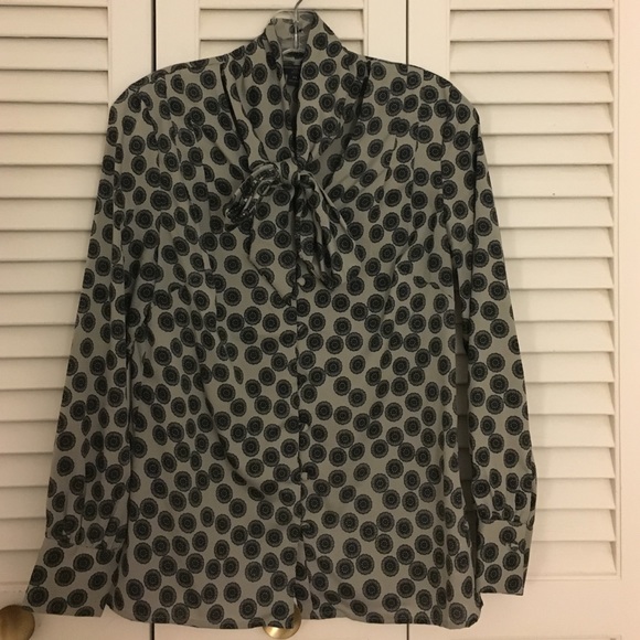 Banana Republic bow tie blouse.
