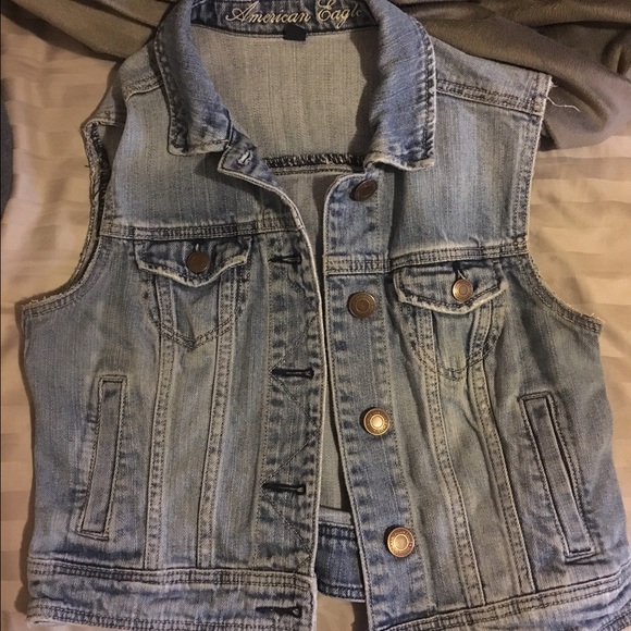 American eagle denim vest
