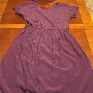 Asos maternity dress-eggplant