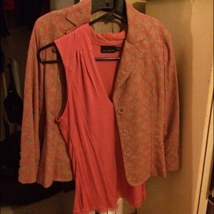 The Limited jacket and shirt