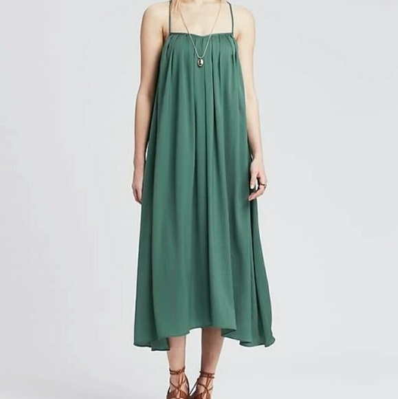 Banana Republic Trapeze Silk Dress