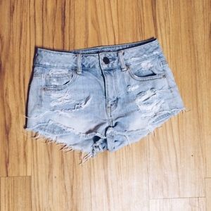 American Eagle Jean high waisted shorts!