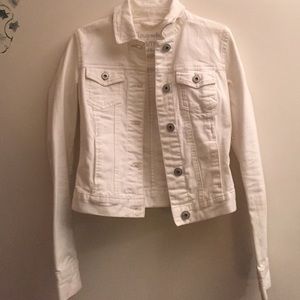 White jean jacket from Aeropostale .