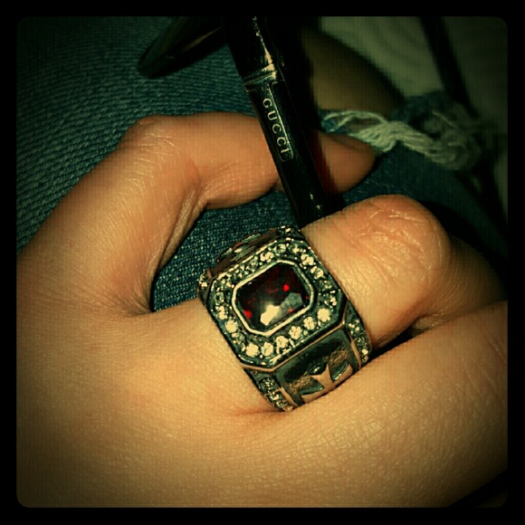 🎉SALE🎉Size 7 Tanzen  925 silver plt 18k WHT GLD