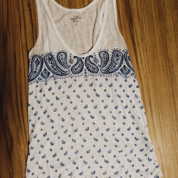 Paisley patterned Jcrew tank top