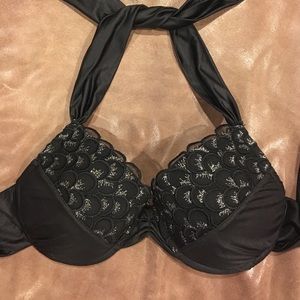 Beach bunny black push up top