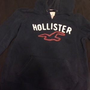 navy hollister sweatshirt
