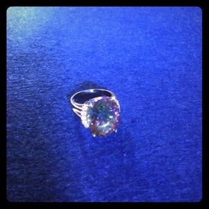 13ct Natural Rainbow Topaz 925 Sterling Silver