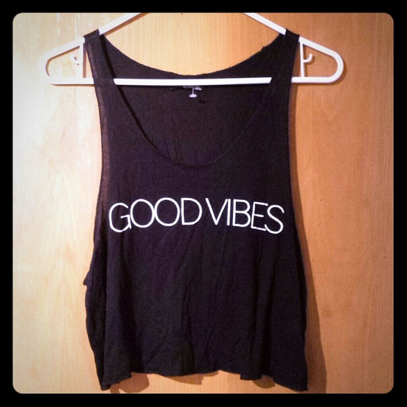 Tops - Good Vibes muscle tee