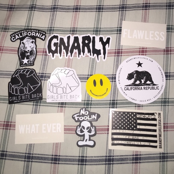 RESERVED! 10 Brandy Melville Stickers