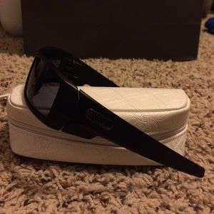 EUC Matte black Oakley Gascan with Grey lenses