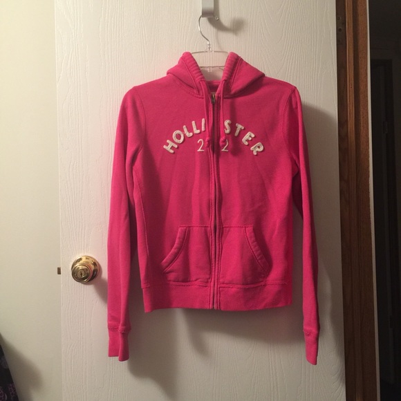 Hollister hoodie pink size L