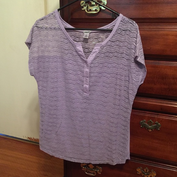 Charming Charlie's Crotchet Shirt