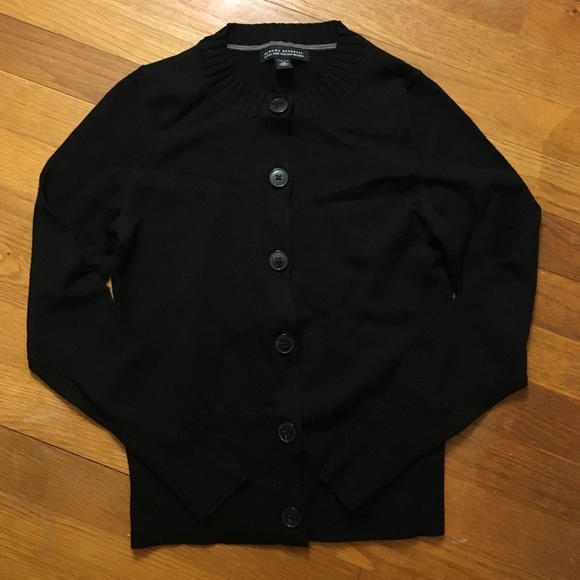 Banana Republic black cardigan.