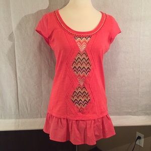 🚫🚫SOLD!!Anthropologie Lulumari Pink top