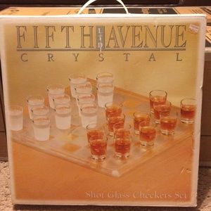 NEW Shot Glass Checkers