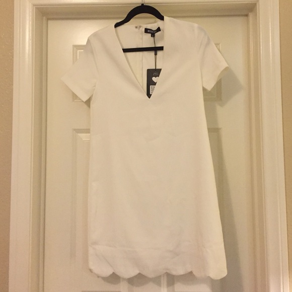 V-neck Shift Dress