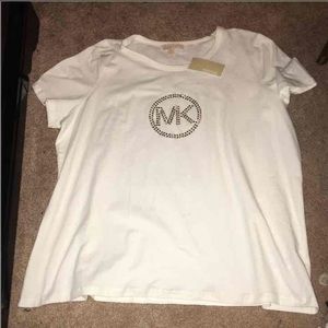 NWT authentic Michael kors embellished shirt