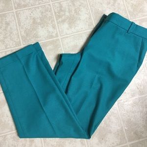 Teal j crew dress pants