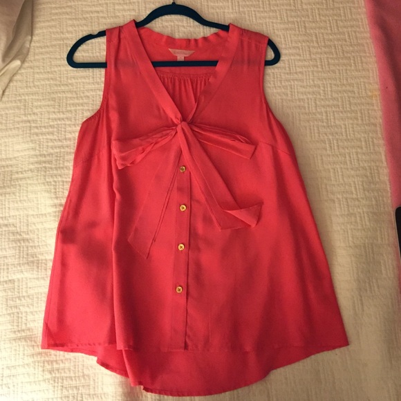 Lilly Pulitzer Raleigh Top in Coral/Pink