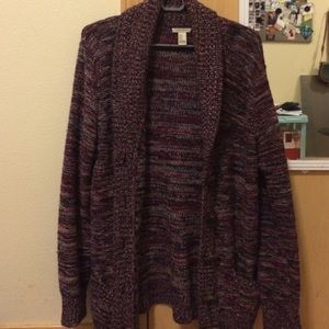 Purple Cardigan