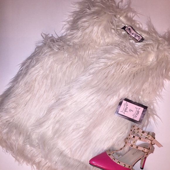 Faux fur vest