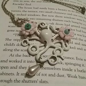 Octopus pendant necklace.