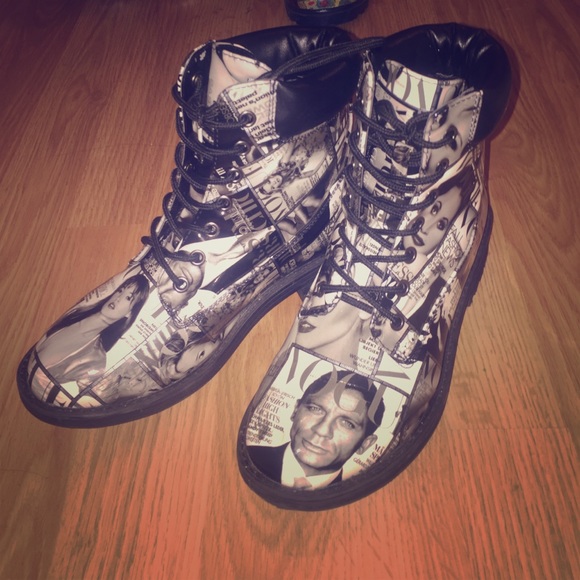 Vogue combat boots