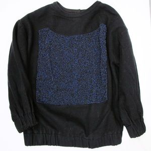 Asos beaded navy blue sweater