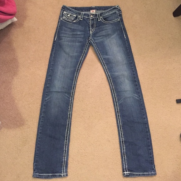 Flare True Religion Light Wash Jeans